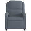 Stella Homewares Massage Recliner Chair Dark Grey Velvet