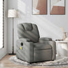 Stella Homewares Massage Recliner Chair Dark Grey Fabric