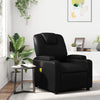Stella Homewares Massage Recliner Chair Black Faux Leather