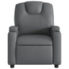 Stella Homewares Massage Recliner Chair Grey Faux Leather