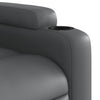 Stella Homewares Massage Recliner Chair Grey Faux Leather