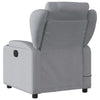 Stella Homewares Massage Recliner Chair Light Grey Fabric