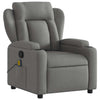 Stella Homewares Massage Recliner Chair Dark Grey Fabric