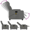 Stella Homewares Massage Recliner Chair Dark Grey Fabric