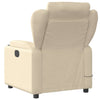 Stella Homewares Massage Recliner Chair Cream Fabric