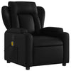 Stella Homewares Massage Recliner Chair Black Faux Leather