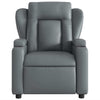Stella Homewares Massage Recliner Chair Grey Faux Leather