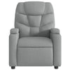 Stella Homewares Massage Recliner Chair Light Grey Fabric