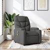 Stella Homewares Massage Recliner Chair Dark Grey Fabric