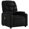 Stella Homewares Massage Recliner Chair Black Faux Leather