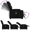 Stella Homewares Massage Recliner Chair Black Faux Leather