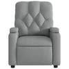 Stella Homewares Massage Recliner Chair Light Grey Fabric