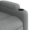 Stella Homewares Massage Recliner Chair Light Grey Fabric