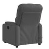 Stella Homewares Massage Recliner Chair Dark Grey Fabric