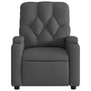 Stella Homewares Massage Recliner Chair Dark Grey Fabric