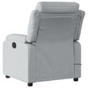 Stella Homewares Massage Recliner Chair Light Grey Fabric
