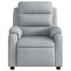 Stella Homewares Massage Recliner Chair Light Grey Fabric