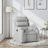 Stella Homewares Massage Recliner Chair Light Grey Fabric