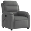 Stella Homewares Massage Recliner Chair Dark Grey Fabric