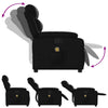 Stella Homewares Massage Recliner Chair Black Faux Leather