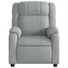 Stella Homewares Massage Recliner Chair Light Grey Fabric