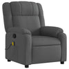 Stella Homewares Massage Recliner Chair Dark Grey Fabric