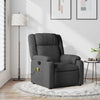 Stella Homewares Massage Recliner Chair Dark Grey Fabric