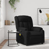 Stella Homewares Massage Recliner Chair Black Faux Leather