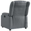 Stella Homewares Massage Recliner Chair Grey Faux Leather