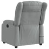 Stella Homewares Massage Recliner Chair Light Grey Fabric