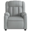 Stella Homewares Massage Recliner Chair Light Grey Fabric