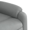 Stella Homewares Massage Recliner Chair Light Grey Fabric