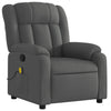 Stella Homewares Massage Recliner Chair Dark Grey Fabric