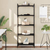 Stella Homewares Bookcase 5-Tier Black 60x30x154 cm Engineered Wood