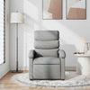 Stella Homewares Massage Recliner Chair Light Grey Fabric