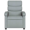 Stella Homewares Massage Recliner Chair Light Grey Fabric