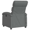Stella Homewares Massage Recliner Chair Dark Grey Fabric