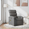 Stella Homewares Massage Recliner Chair Dark Grey Fabric