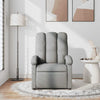 Stella Homewares Massage Recliner Chair Light Grey Fabric