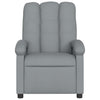 Stella Homewares Massage Recliner Chair Light Grey Fabric