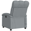 Stella Homewares Massage Recliner Chair Light Grey Fabric