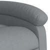Stella Homewares Massage Recliner Chair Light Grey Fabric