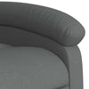 Stella Homewares Massage Recliner Chair Dark Grey Fabric