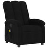 Stella Homewares Massage Recliner Chair Black Fabric