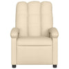 Stella Homewares Massage Recliner Chair Cream Fabric