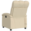 Stella Homewares Massage Recliner Chair Cream Fabric