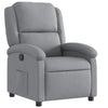 Stella Homewares Recliner Chair Light Grey Fabric