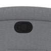 Stella Homewares Recliner Chair Light Grey Fabric