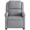 Stella Homewares Massage Recliner Chair Light Grey Fabric