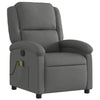 Stella Homewares Massage Recliner Chair Dark Grey Fabric